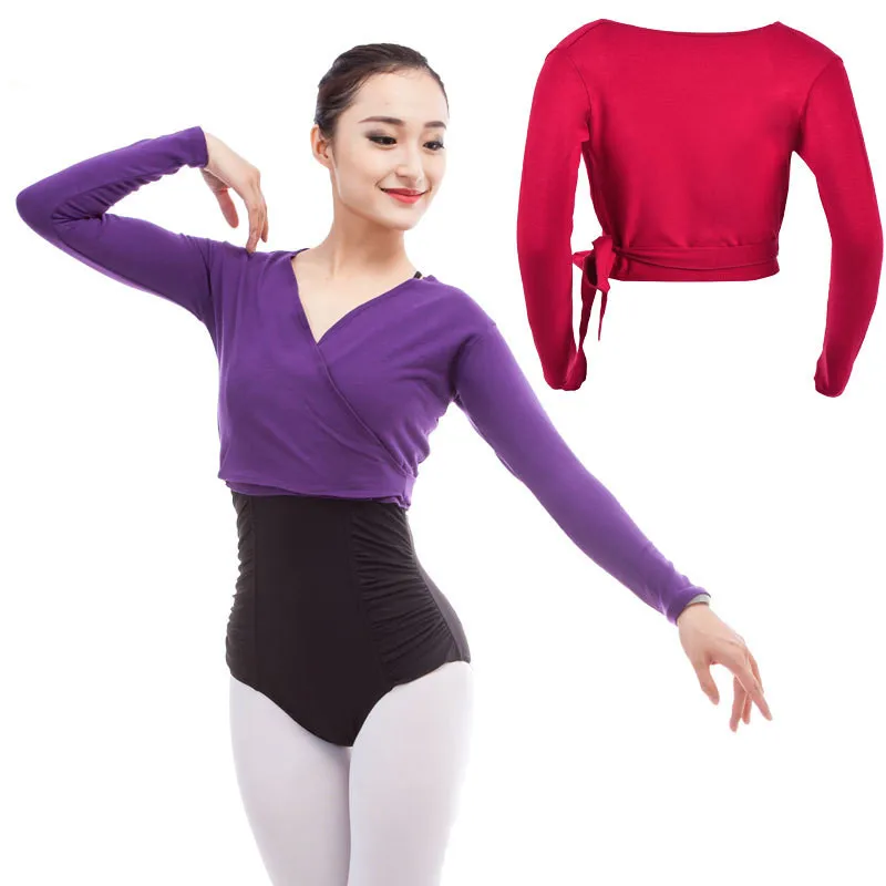

Adult Ballet Leotard Dance Dress Ballet Clothing Adult Practice Suit with Jack Uniforms Adult Tight Ballet Short CoatXC-2545
