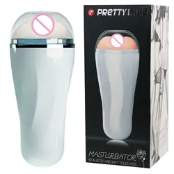 PRETTYLOVE Мужской мастурбатор 3D влагалище настоящая киска девушка карман киска вагинальный секс Masurbation чашки для мужчин Stroker товары для мужчин