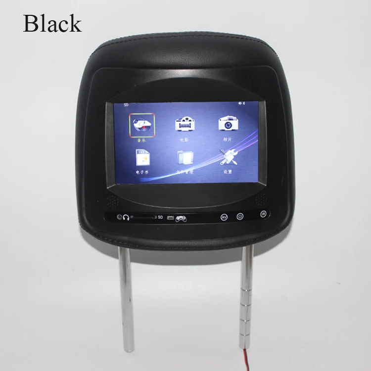 

Car headrest monitor with SD/earphone game pad/FM/IR and touch button for toyota for honda for hyundai for kia