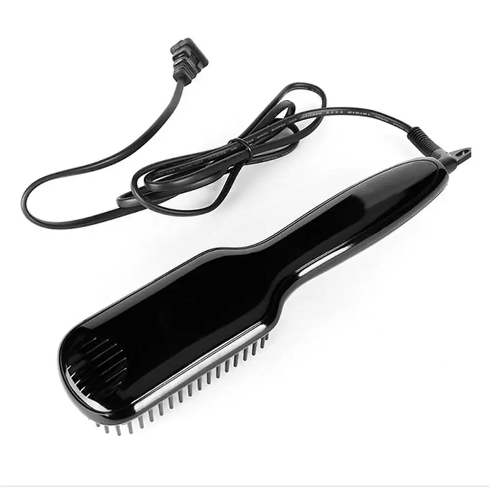 How to buy Offer of  Multifunctional Straight Hair Comb Ceramic Negative Ion Straight Hair Splint Hair Care Comb Men'S B