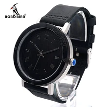 BOBO BIRD-K05 De Madera Hecha A Mano Relojes de Cuarzo Para Los Hombres A Estrenar de Lujo relojes mujer 2017 Con Correa de Cuero de Geniune Con Caja de Regalo