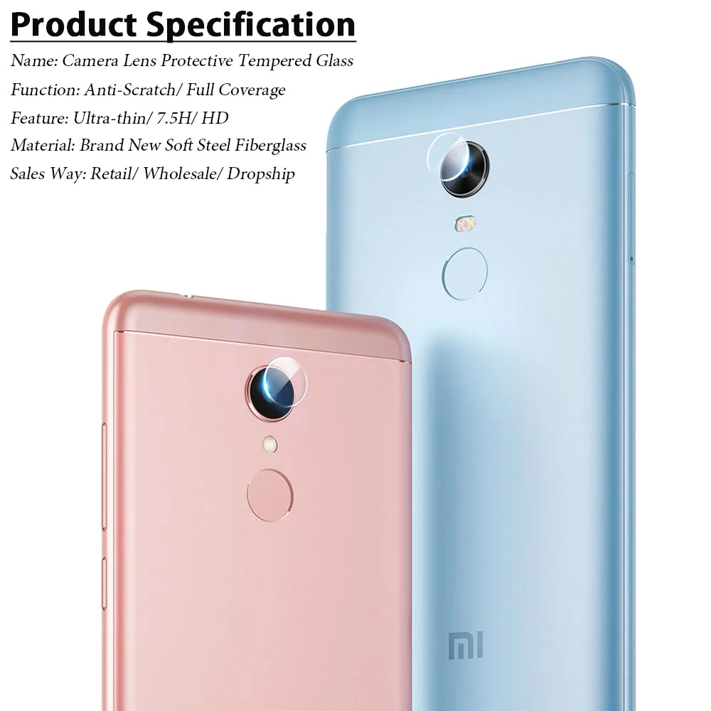 KXM1318_1_Camera Lens Tempered Glass for Xiaomi Redmi 5 Plus