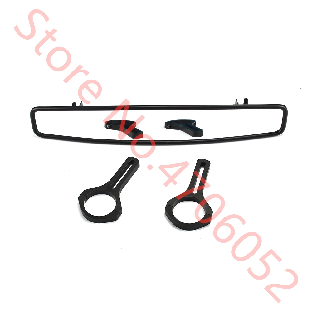 

UTV Rear View Race Mirror with 1.75"/2" Clamp for Polaris RZR XP 900 1000 Ranger for Can Am Commander Maverick for Yamaha Honda