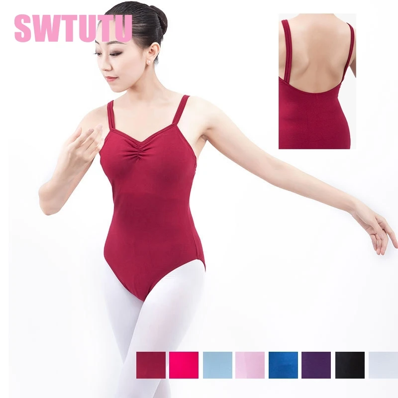 girls double strap pinch  dance leotards blue fancy ballet leotards  women gymanstics training dance clothes for sale CS0167