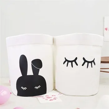 

New 2019 Laundry Basket Storage Barrel Standing Clothing Storage Bucket Laundry Organizer Holder Pouch Household #4j03