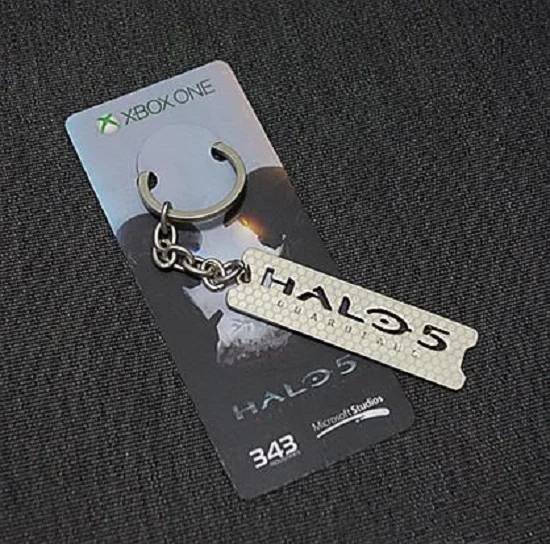

Game Halo 5: Guardians Metal Tag Figure Keychain Keyring Pendant Collectibles Gift Cosplay Accessory