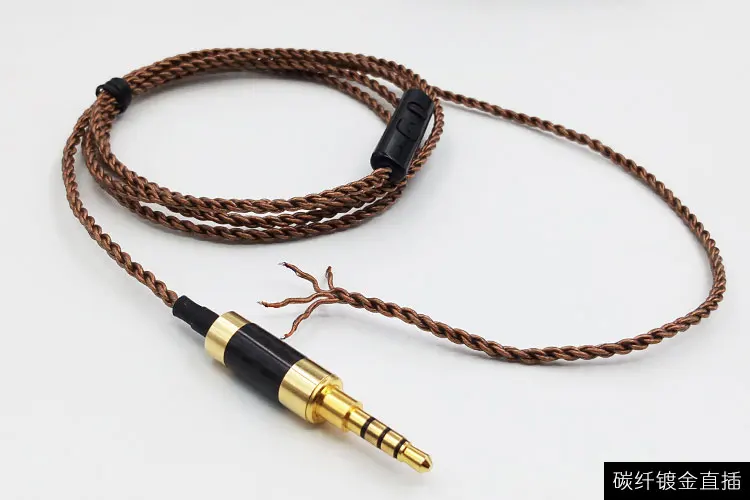Diyのイヤホンワイヤー5n単結晶銅線4共有でマイクdiy earphone wireearphone shareshare