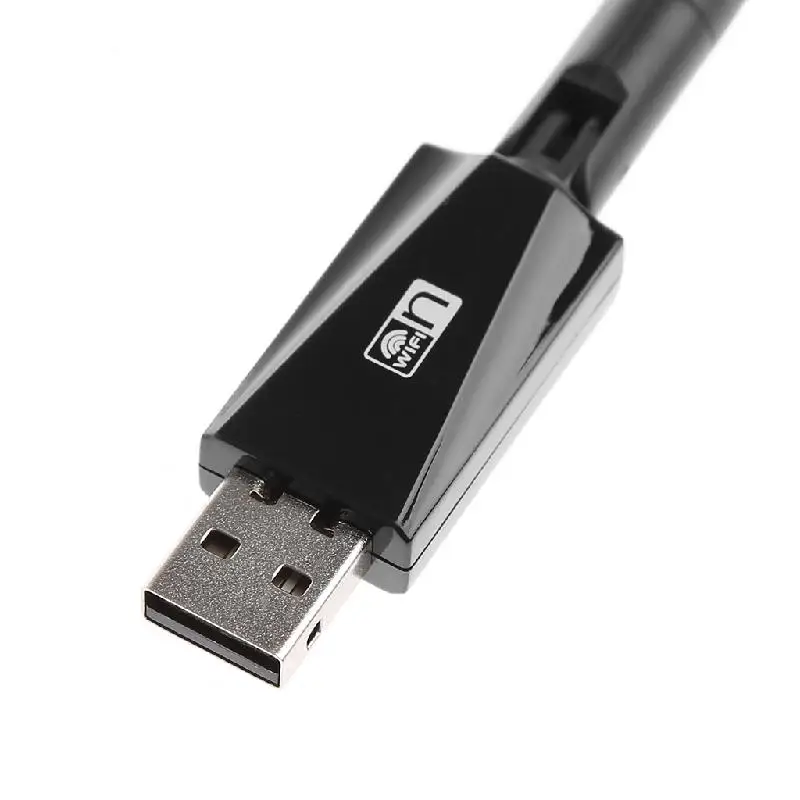 Высокая Скорость 150 Мбит мини USB 2.0 Wi-Fi Беспроводной Адаптер 802.11 B/G/N сетевой карты Lan Dongle с 5dbi Телевизионные антенны