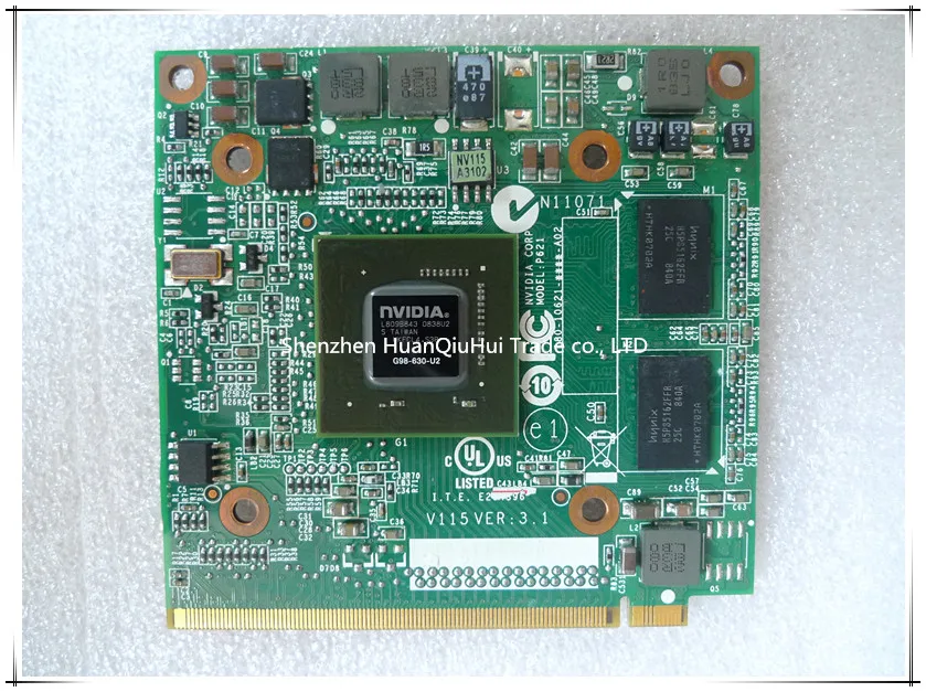 Оптовая продажа NVIDIA GeForce 9300M GS G98-630-U2 DDR2 256 Мб 64 бит MXM II VG.9MG06.001 ноутбук VGA карта для