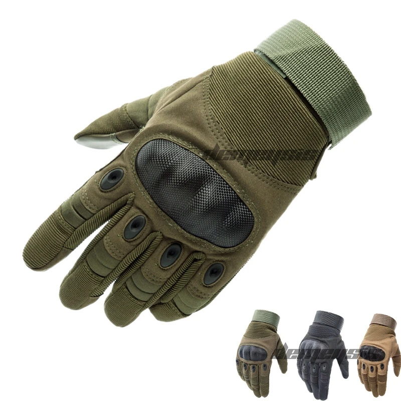 

Touch Screen Tactical Gloves Paintball Airsoft Shooting Combat Glove Anti-Skid Army Military Hard Knuckle Full Finger Gloves