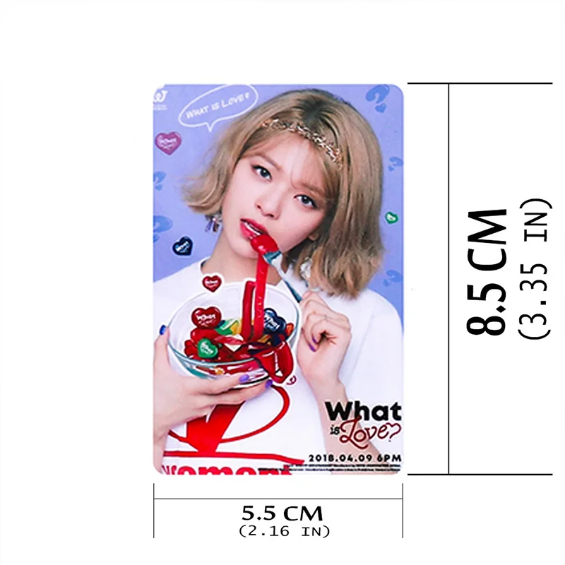 10 шт./партия K POP двойной альбом What Is Love липкие фотокарты Кристальные наклейки для