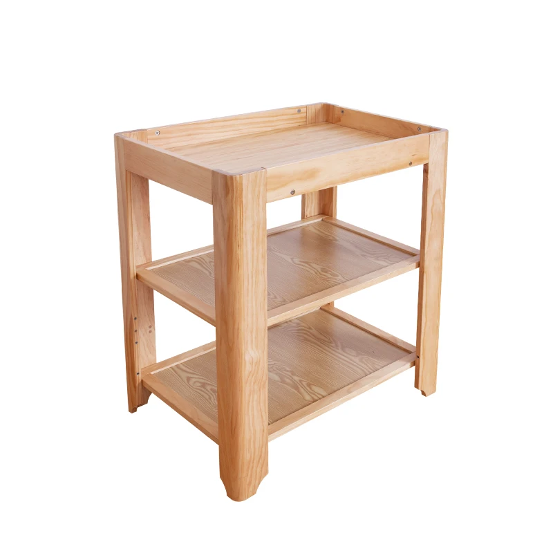 

Housbay 4 IN 1 GROW UP BABY BED Wooden Infant Baby Multifunctional Diaper Changing Table, Diaper Station, Nursing Organizer