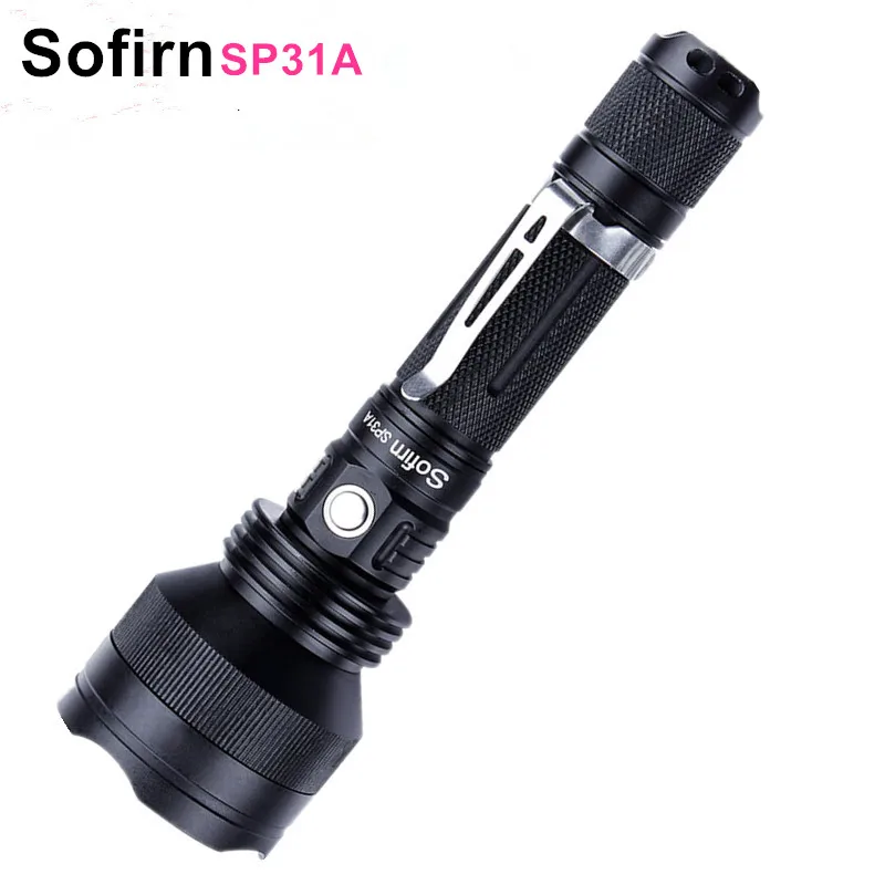 Sofirn SP31A Мощный светодиодный вспышка светильник 18650 Cree XP-L2 1050LM светодиодный фонарь светильник Тактический 6 режимов вспышки светильник режим памяти светодиодный налобный фонарь