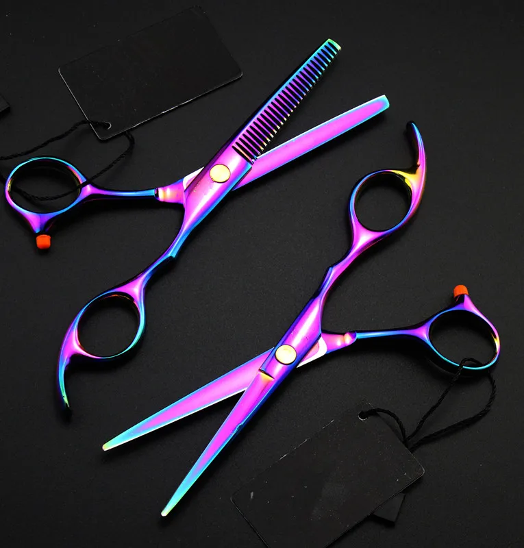 5". ножницы для волос для детей. 5". парикмахерские ножницы. филировочные ножницы dewal colour step m31955as-rd 5.