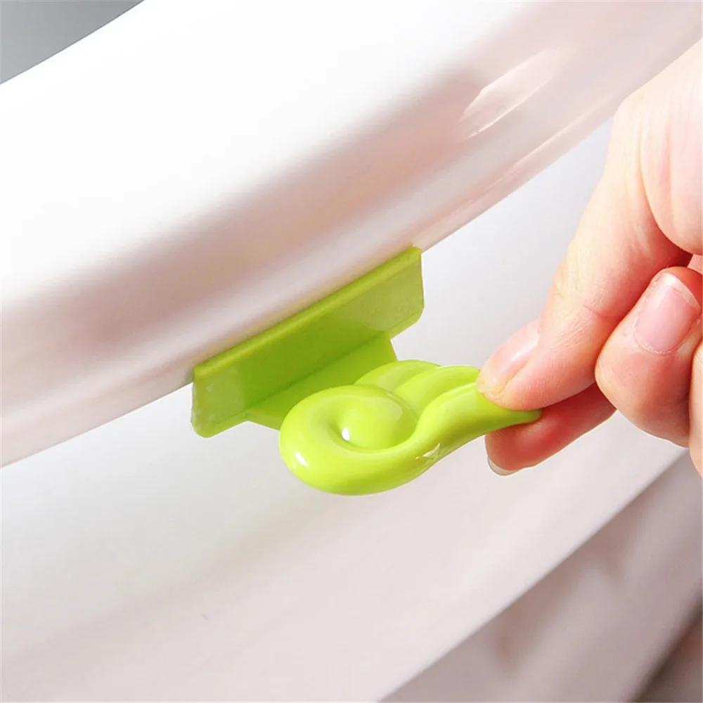 

1pc Avoid Touching Sanitary Seat Cover Toilet Seat Lifters Angel WingToilet Seat Cover Sticking Lifter Handle
