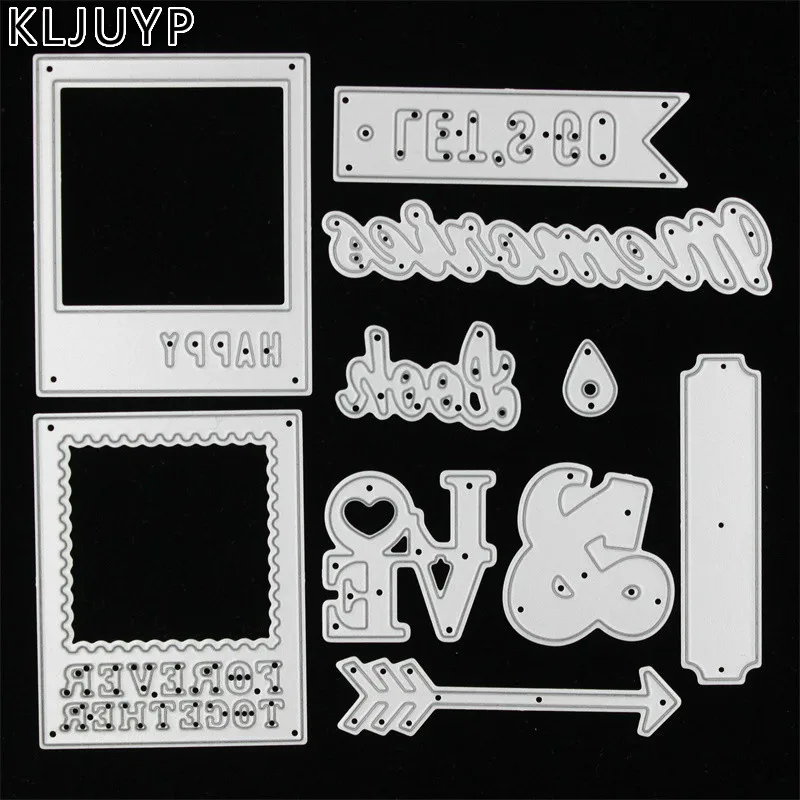 

KLJUYP New Label Metal Cutting Dies Stencils for DIY Scrapbooking/photo album Decorative Embossing DIY Paper Cards