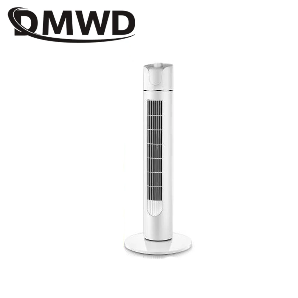 DMWD Электрический вентилятор охлаждения воздуха башня Тип Напольная подставка кулер Mute вертикальный Bladeless дистанционного таймер Кондиционер Вентилятор ЕС Plug