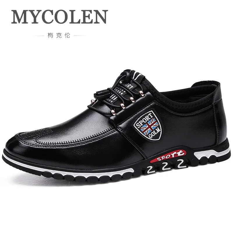 

MYCOLEN Men Sneakers 2018 New Style Shoes Men Sports Shoes Solid Comfortable Lace-Up Men Casual Shoes Chaussure Homme Sport