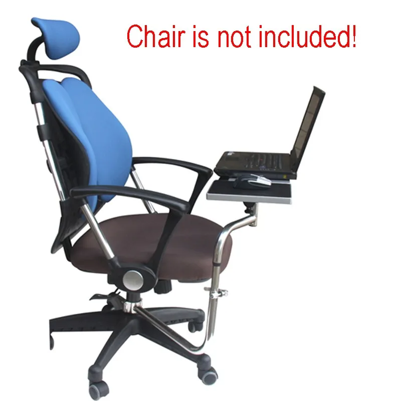 OK-030W Многофункциональный Полный стул движения Зажимная клавиатура Поддержка ноутбука держатель коврик для мыши для комфортного офиса и игр