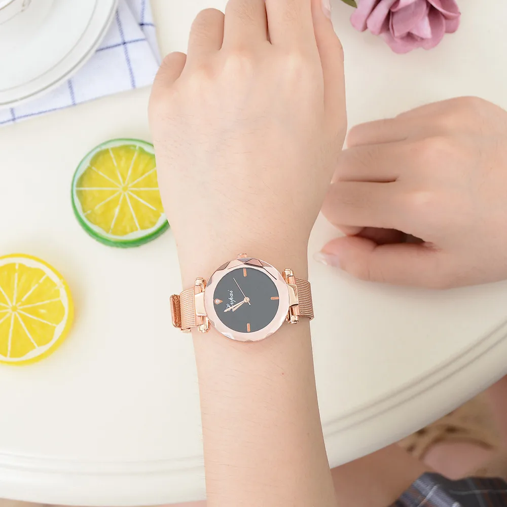Fashionable Lvpai Women's Casual Quartz Mesh Belt Analog Wrist Watch Fashionable Lvpai Women's Casual Quartz Mesh Belt Analog Wrist Watch