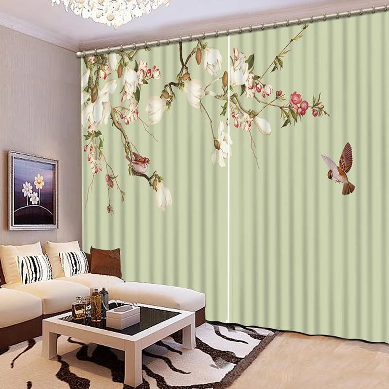 Moden 3D Blackout Curtains Beautiful Lifelike Refined HD Elegant Window
