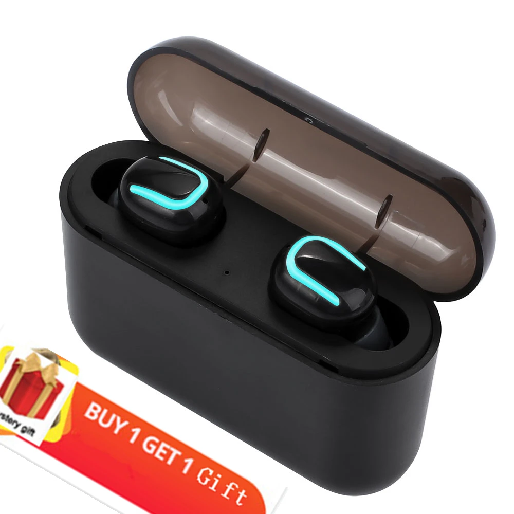 

Bluetooth 5.0 TWS Wireless Bluetooth Earphone Handsfree Headphone Sports Built-in Mic with Charging Box PK I7S TWS