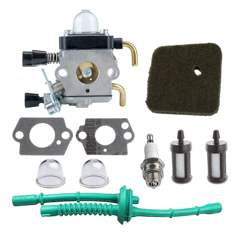 

C1Q-S97 Carburetor with Air Filter Fuel Line Kit for STIHL FS38 FS45 FS46 FS55 KM55 HL45 FS45L FS45C FS46C FS55C FS55R FS55RC