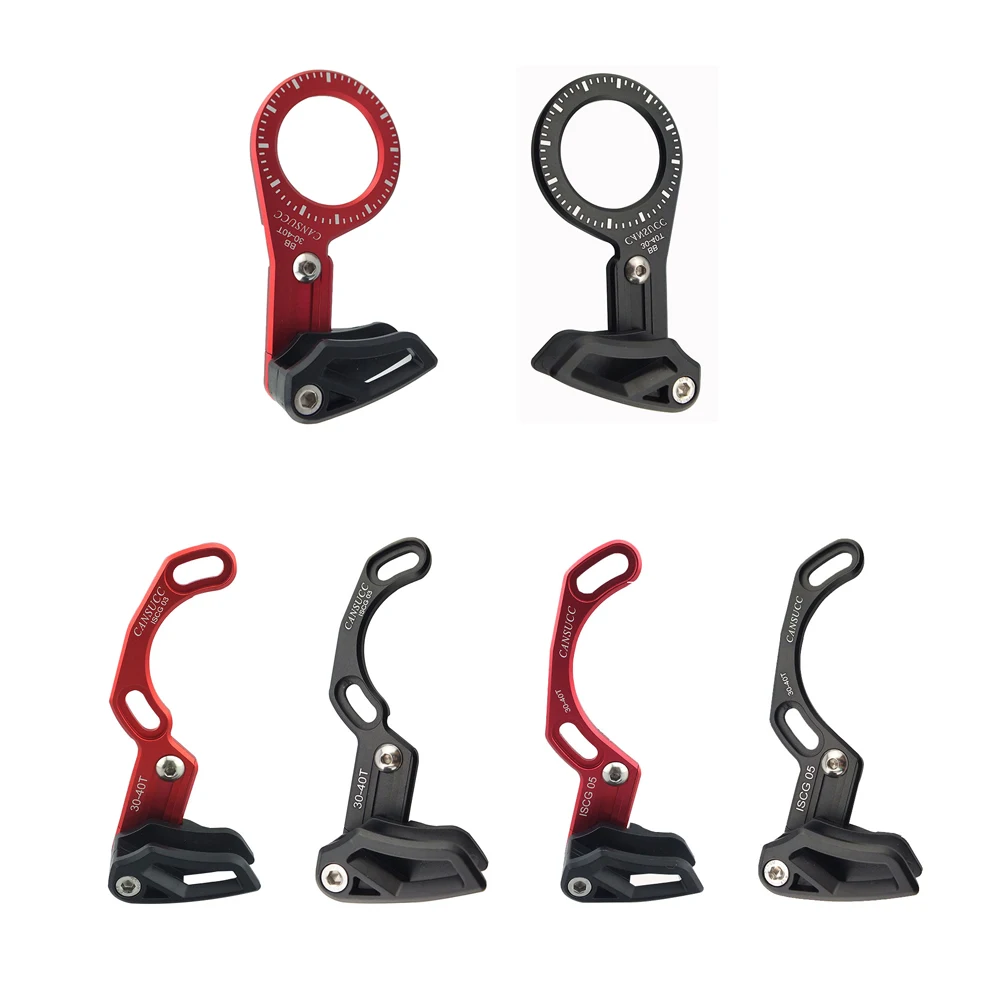 

Wanyifa Mountain Road Bicycle Chain Guide ISCG 03 05 BB Medium Lock Aluminum Alloy Chain stabilizer Single disk Chain Protector