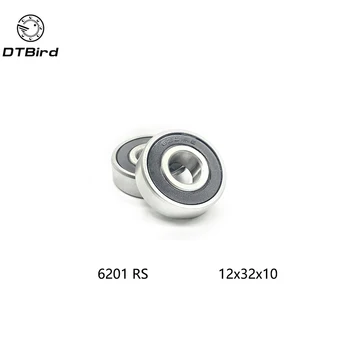 

1pcs/lot 6201RS hybrid ceramic ball bearing 12x32x10 mm 6201-2RS bearing 6201 bike bearing
