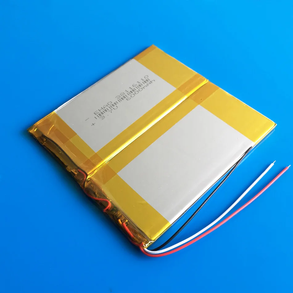 3 7V 6000mAh rechargeable polymer lithium lipo Combination battery for power bank font b tablet b