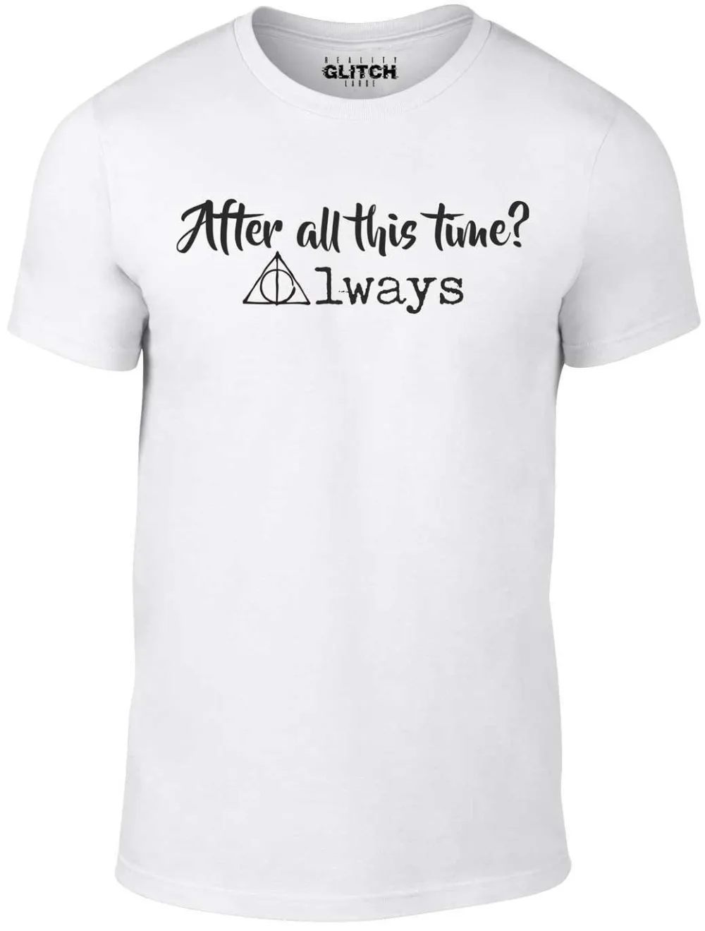 Reality Glitch Always Mens T-Shirt 2019 Fashion Brand Men'S Tops Street Wear Solid Color Short Sleeve T Shirt | Мужская одежда