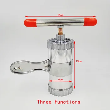 

Three Function Pasta Tool Noodle Maker Manual Kitchen Pasta Spaghetti Press pates Vegetable Fruit Juicer Pressing Machine