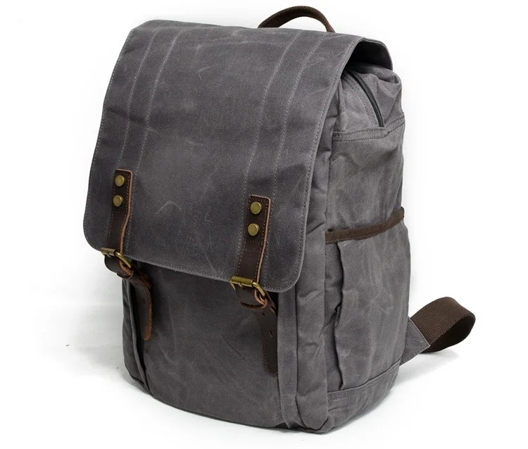 Cheap men canvas backpack