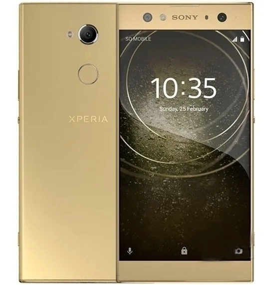 Разблокированный смартфон Sony Xperia XA2 Ultra 4G LTE Android Octa Core RAM 4 Гб ROM 32 Гб 6,0 дюйма 23 МП камера мобильный телефон - Цвет: Золотой