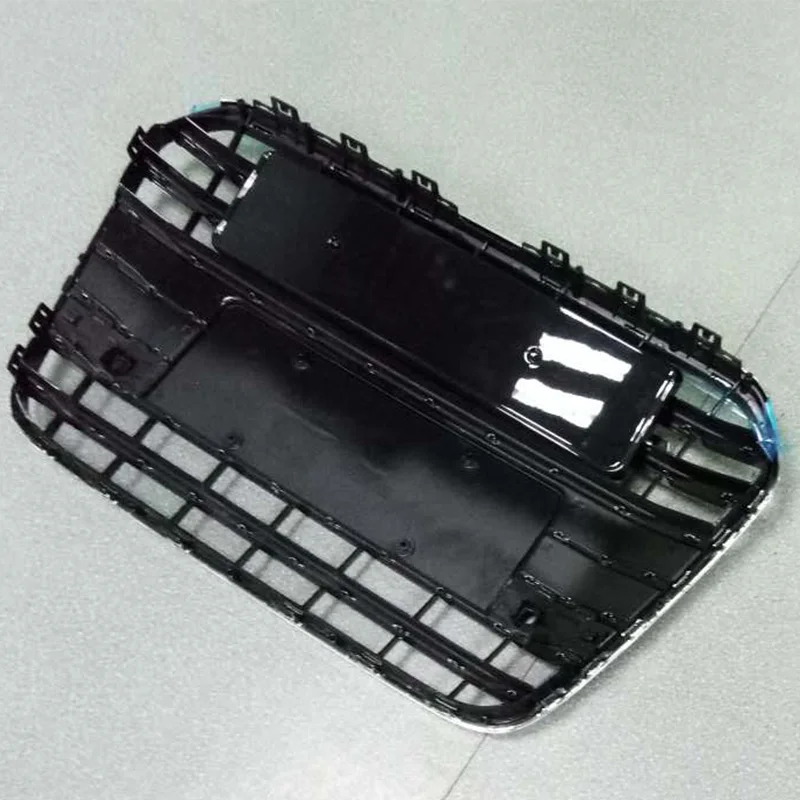

A6 C7 S6 Style Chrome Frame Black Grill Front Bumper Mesh Grille Guard For Audi A6 C7 S6 RS6 S line 2012-2015
