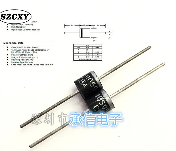10A TO-277A-3 NEU 10 x Schottky-Dioden V10PN50-M3/86A 50V 10A TO-277A-3 NEU 10 x Schottky-Dioden V10PN50-M3/86A 50V