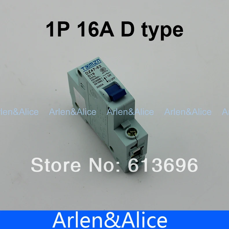 1P 16A D Тип 240 V/415 V 50 HZ/60 HZ Мини автоматический выключатель MCB C45 | Обустройство дома