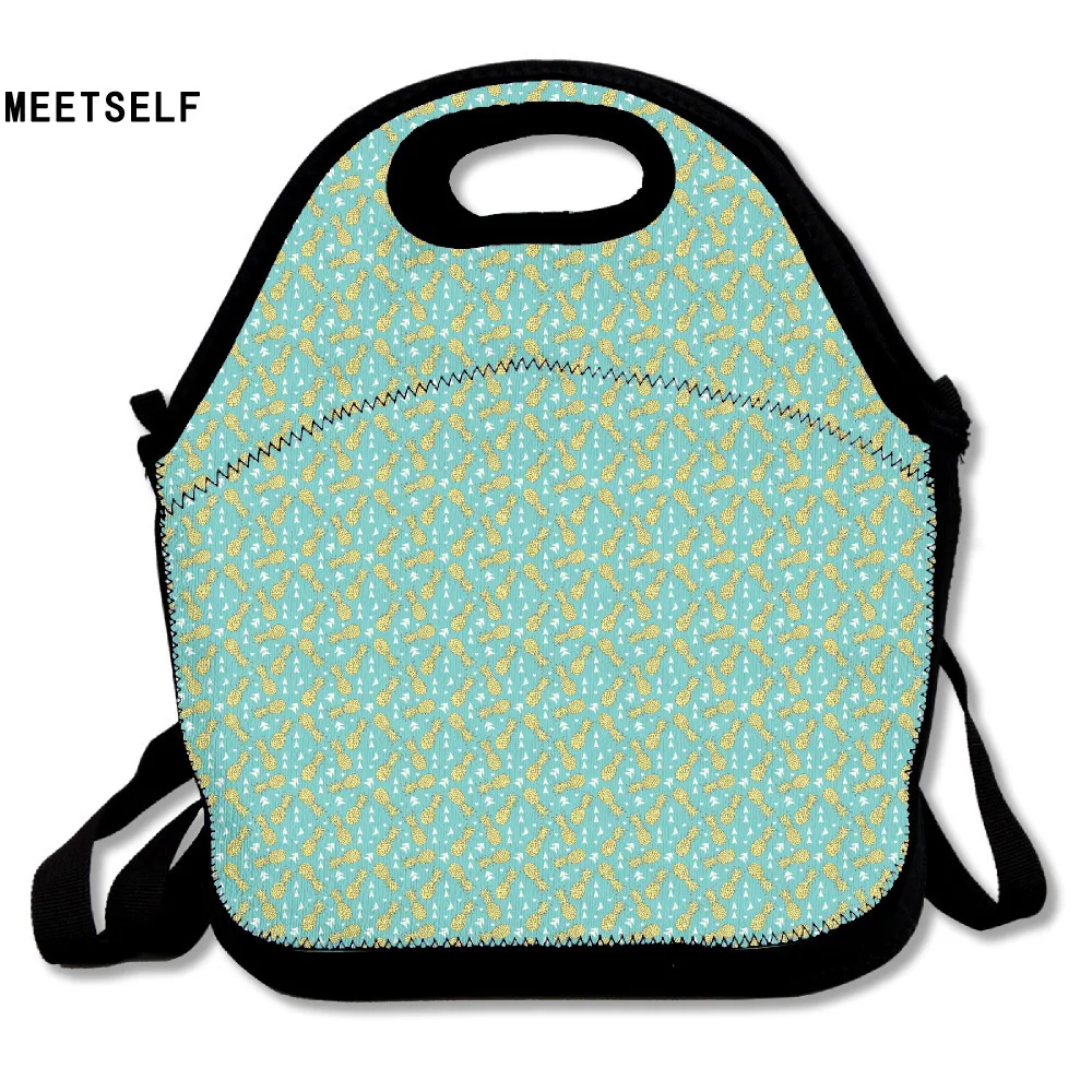 MEETSELF 3D Print Yellow Pineapples Lunch Bags Insulated Waterproof Food Bag Girl Packages Womens Kids Babys Boys Handbags boys-lunch-bag : image MEETSELF 3D Print Yellow Pineapples Lunch Bags Insulated Waterproof Food Bag Girl Packages Womens Kids Babys Boys Handbags boys-lunch-bag