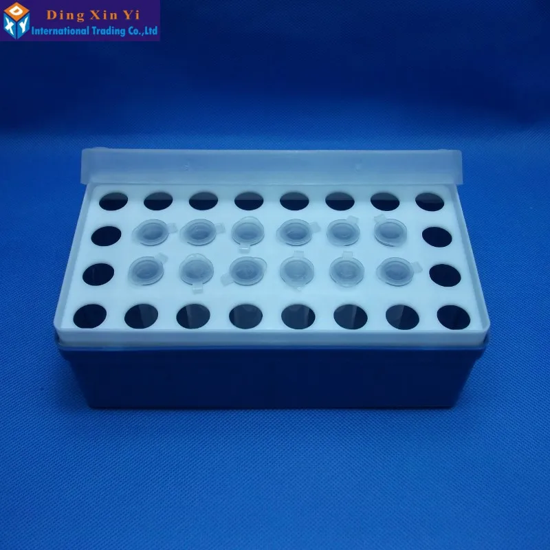 5ML/32vents Centrifuge Tubes stand box + 32PCS 5ML centrifuge tubes