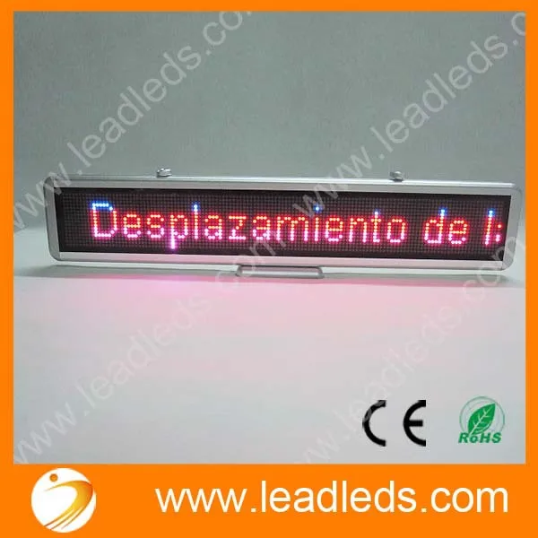 

LED Car Display RBP 16*128 Dots Moving Message LED Car Display Sign With World Language