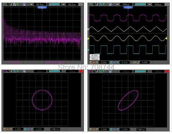 Ручной осциллограф Hantek DSO1202B 2 канальный 200 МГц с мультиметром 6000|oscilloscope
