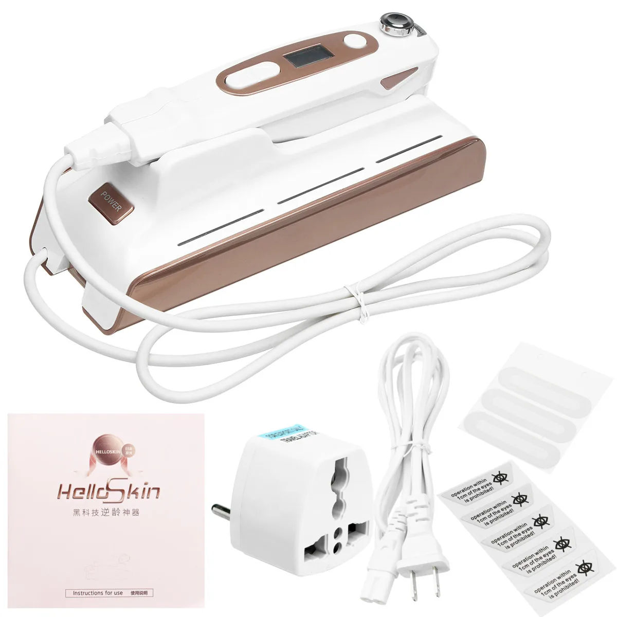 

Ultrasonic Mini HIFU Skin Rejuvenation RF Face Lifting Beauty Therapy Wrinkle Removal Ultrasound Skin Care Device 110--240V