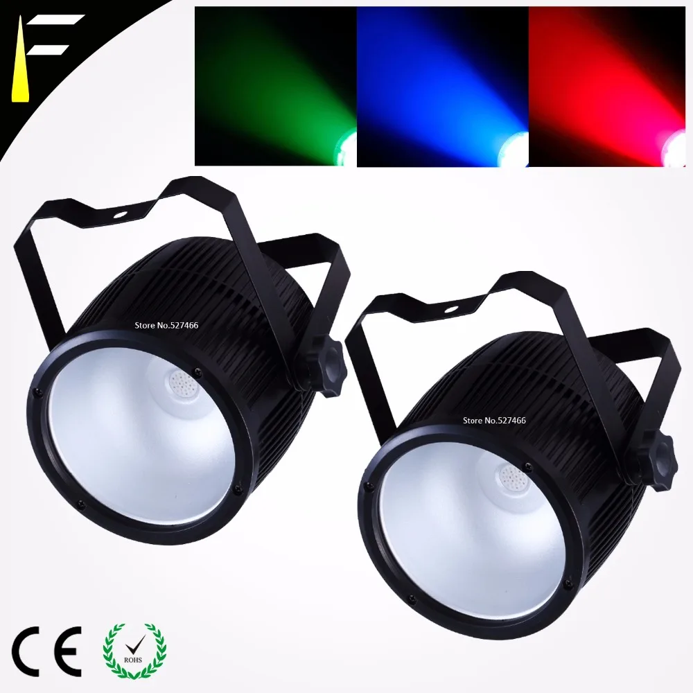 60 Вт RGB COB LED Par Cannon Light Music/DMX Mode Control led Stage Wash Can Licht Tri Color Бесплатная доставка Disco DJ Parcan