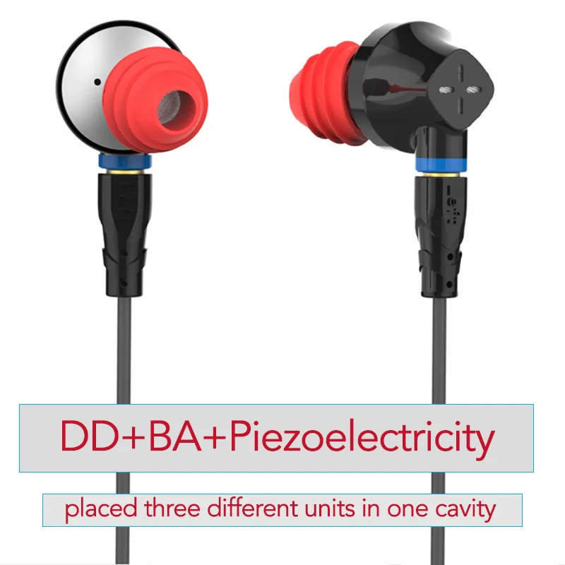 AK SENFER DT6 1BA + 1DD гибридные наушники вкладыши HIFI DJ для бега спортивные с микрофоном