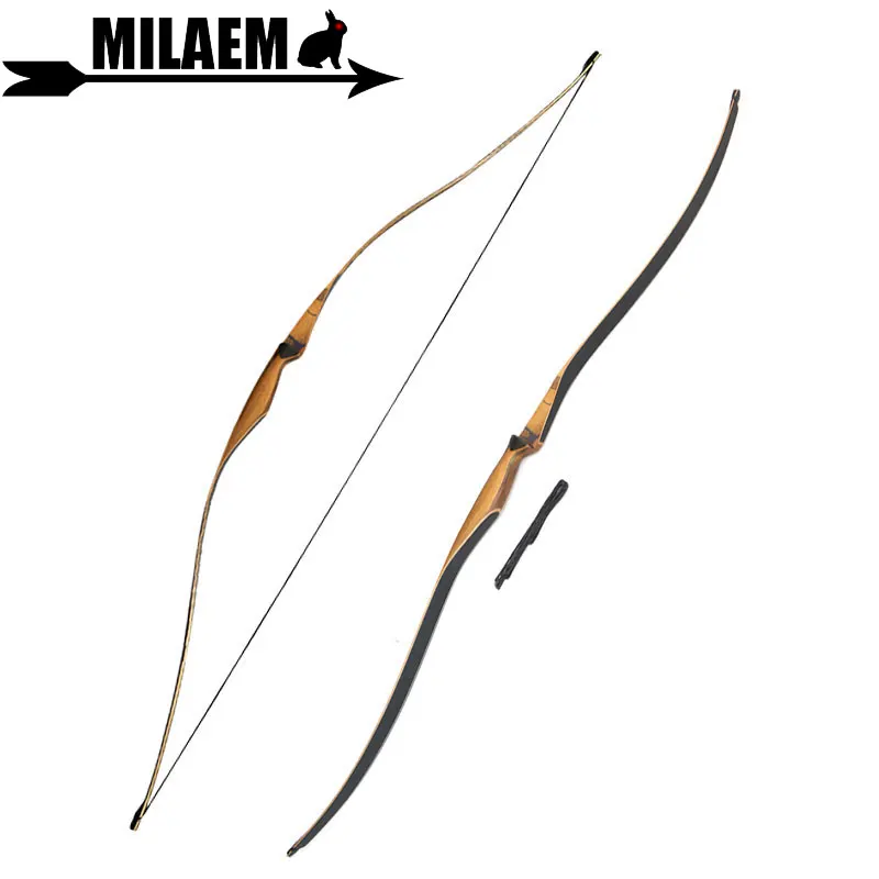 

1pc 54inch 10-35lbs Archery Longbow Traditional Recurve Bow Right Hand Outdoor Sports Shooting Accessories