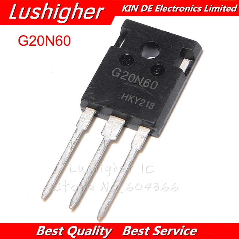 Igbt 20n60h3 IGBT IGB20N60H3 Reland Sun - Lot 5 Pièces TO-263 - - Transistor Puissance 600V 20A