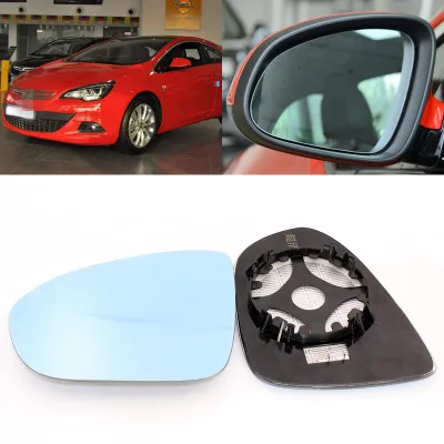 Для Opel A большое видение синее зеркало анти Автомобильное зеркало заднего вида Отопление модифицированный широкоугольный светоотражающий объектив заднего вида