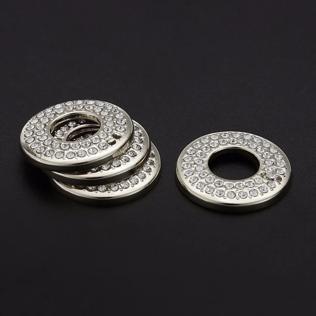 4PCS Luxury Metal Rhinestone Car Door Lock Pin Cover Trim Protective Decoration for Mercedes Benz C/E Class E260L CLS GLA GLC