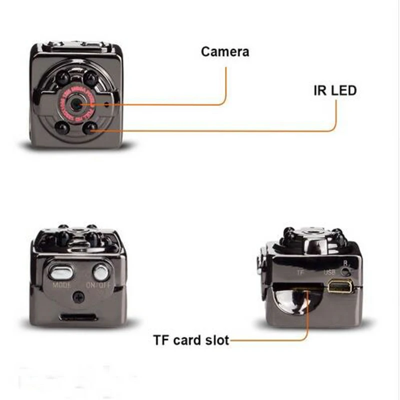  2018 EastVita SQ8 Mini Camera 1080P Video Camcorder Infrared Night Vision Motion Sensor DV Digital 