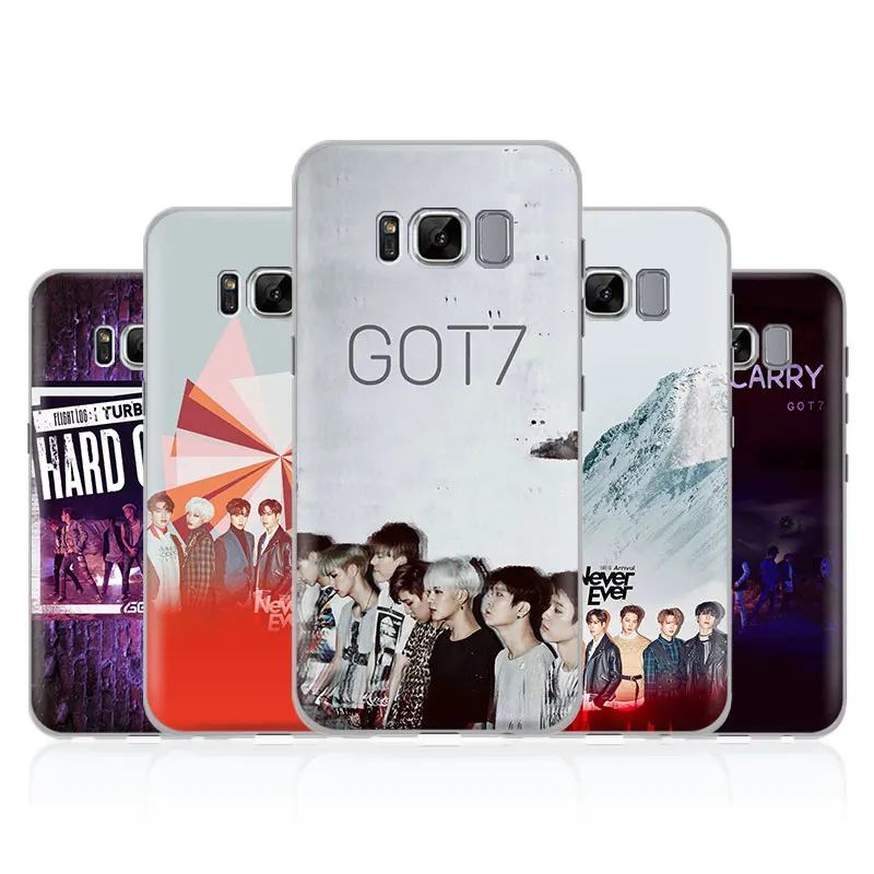

GOT7 Boy group KPOP Phone Case Cover Shell For Samsung Galaxy S4 S5 S6 S7 Edge S8 S9 Plus Note 8 2 3 4 5 A5 A7 J5 2016 J7 2017